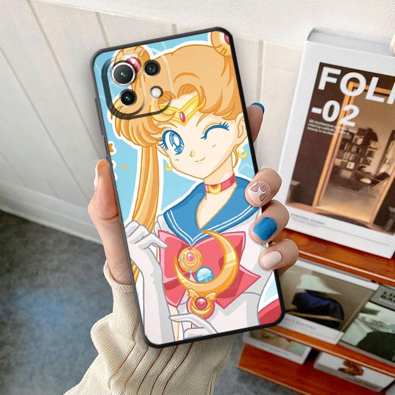 

Мягкий чехол из ТПУ для Xiaomi Mi 12 Pro 11T 11i 10S 10 11X 11 Lite 12X 12S 10T 12S, чехол с милыми чехлами Sailors-WarriorGirl Xiaomi Mi 10T Lite