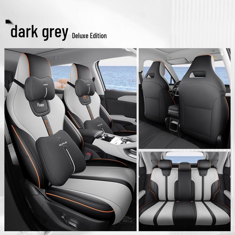 BYD Yuan UP Seat Cushion: All-Season, Durable, Thick, Perforated Car-Specific Seat Cover.