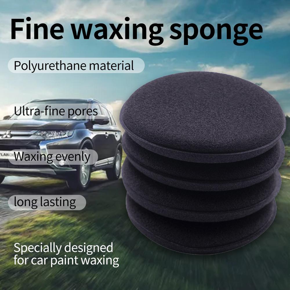 Pad Automobiles Wax Applicator Polish Foam Sponges Microfiber Polishing Pads Car Cleaning Buffer