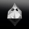 Clear Crystal Pyramid Figurine Crystal Pyramid Paperweight Pyramid Ornament  Home Decoration