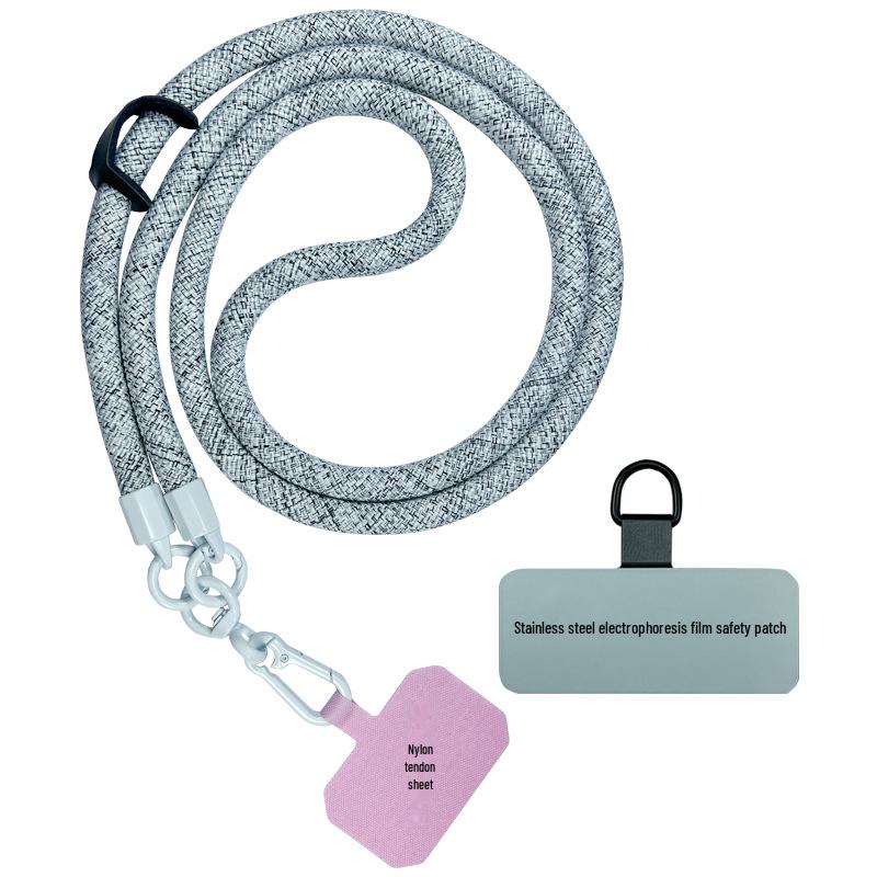 

Multifunctional Mobile Phone Lanyard with Crossbody Strap for High-End Cameras - White