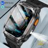 LIGE 2025 New Sports Smart Watch 2.01inch Large Screen Compass BT Call Health Tracekr Men Smartwatch