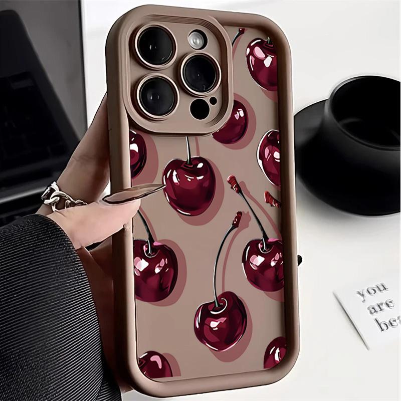 Phone Case For Samsung Galaxy S26 Ultra S25 S23 S24 S21 Plus S25 FE Note 20Ultra Silicone Strawberry Cover TPU