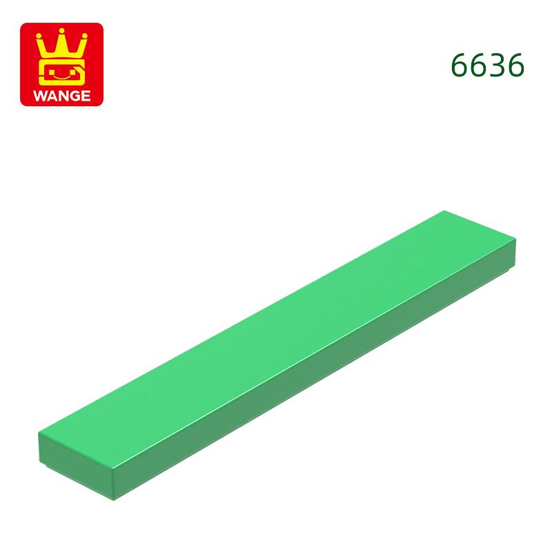 121Pcs/lot 6636 1x6 Tile Building Block Moc Classic Accessories Compatible with Brick Children Toys Gift Box