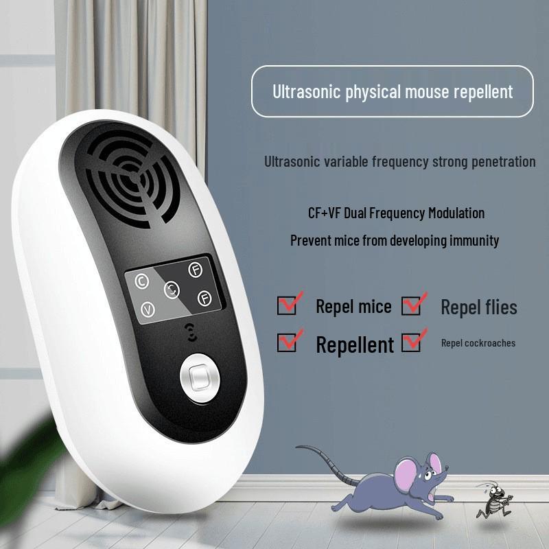 High-Efficiency Ultrasonic Rodent Repeller: Silent Electronic Pest Control for Cats & Homes