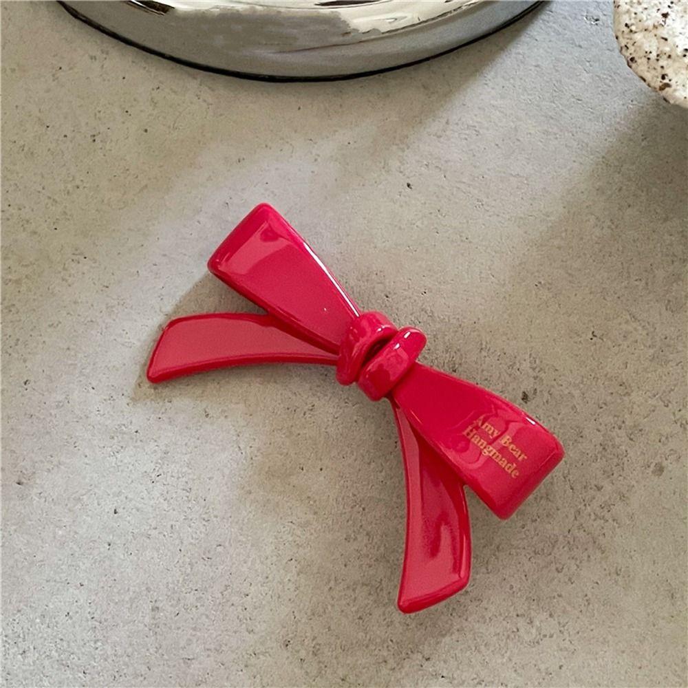 Barrettes Korean Barrettes Ponytail Clips Children Hair Clips Small Duckbill Clips Letter Women Hair Clips Acetate Bow Hairpins