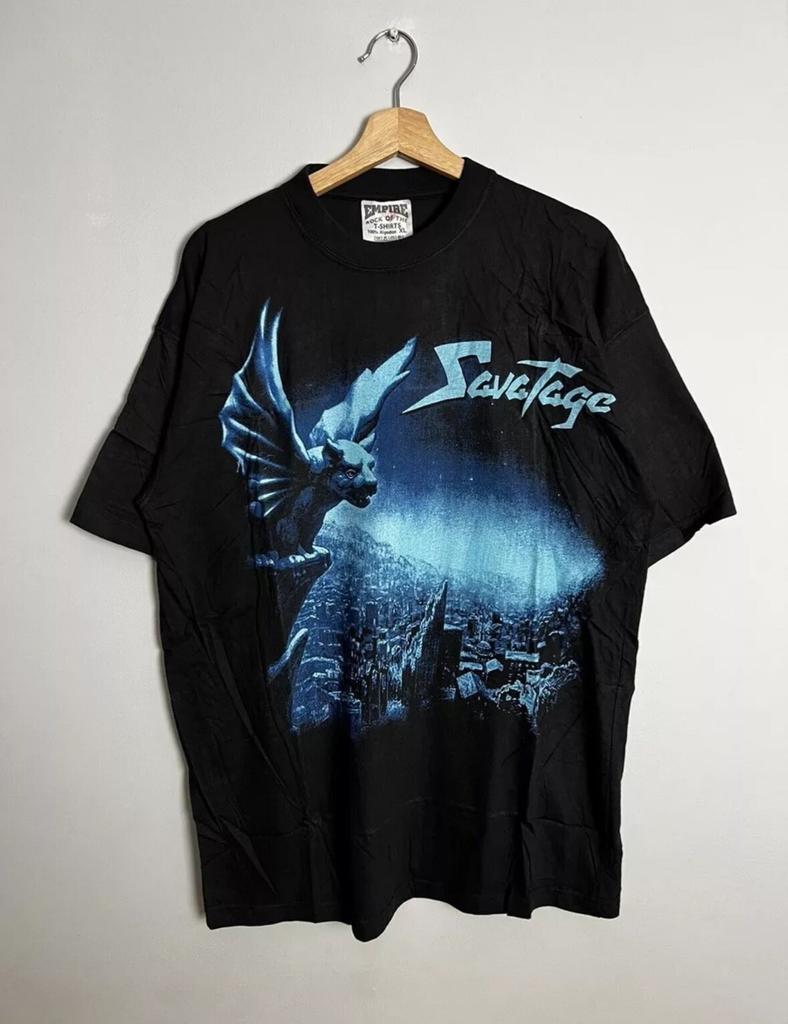 Rare Vintage 90s Savatage Dead Winter Dead Metal Band Tee xl black Unisex T-Shirt