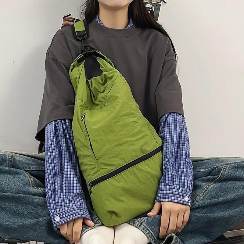 Li Shen Roll-Top Sports Crossbody Bag