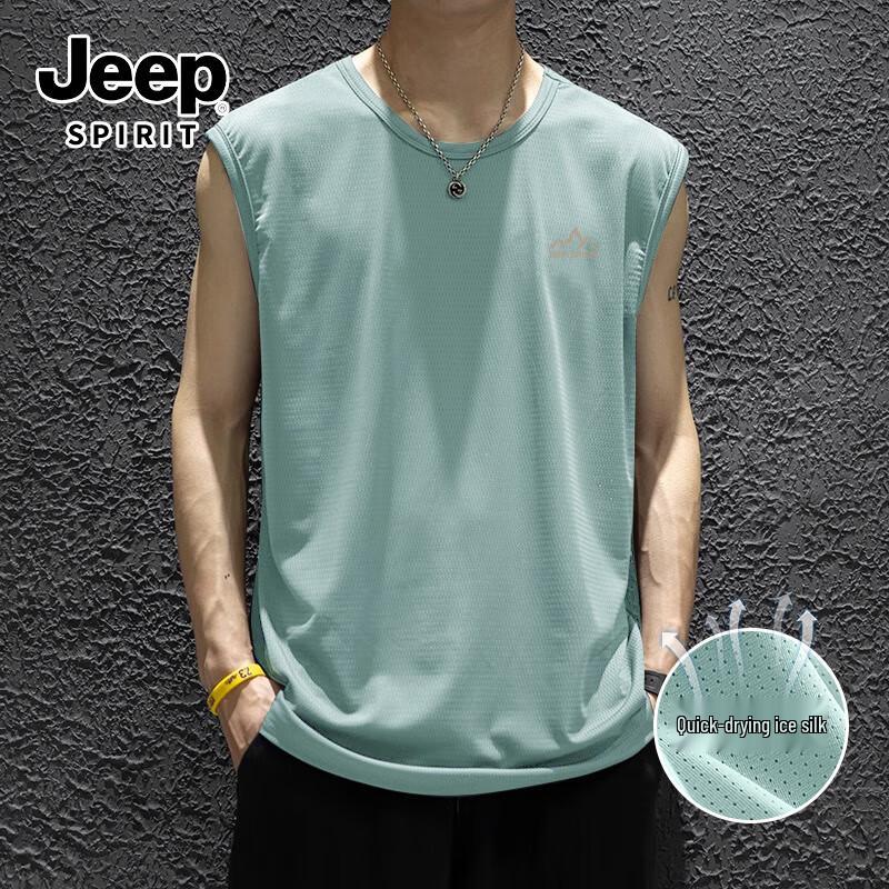 

Мужская безрукавка JEEP SPIRIT из ледяного шелка 3XL