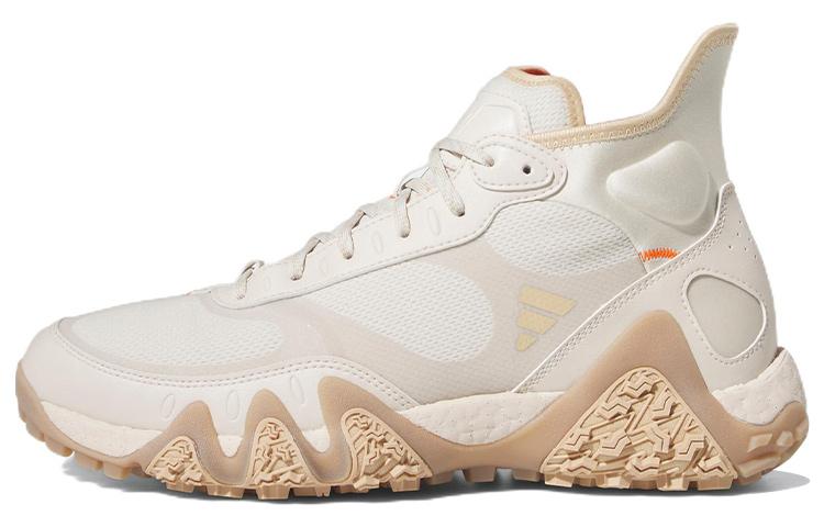 Adidas Adicross Hi Boost Golf Shoes  Aluminium Magic Beige Impact Orange  H03661 46.5