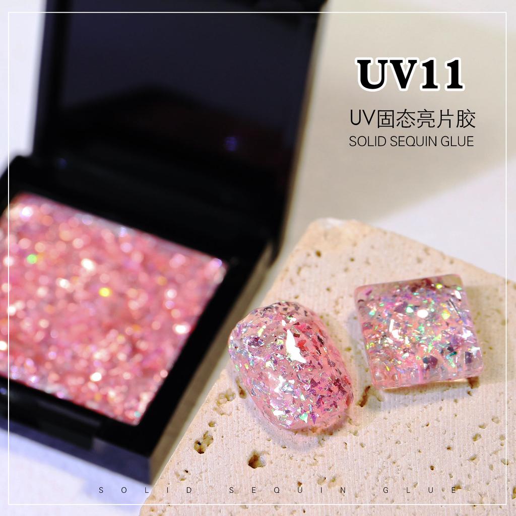 Nail Art Japanese Uv Solid Sequin Glue Nail Polish Glue Phototherapy Glue Solid Glitter Sequin Glue Factory