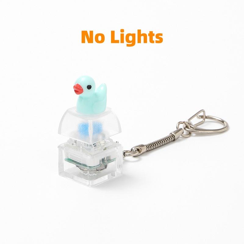 Cute Cartoon Animal Light Up Keychain Press Activated Led Adorable Design Ideal For Backpack Decor Kids Party Gifts
