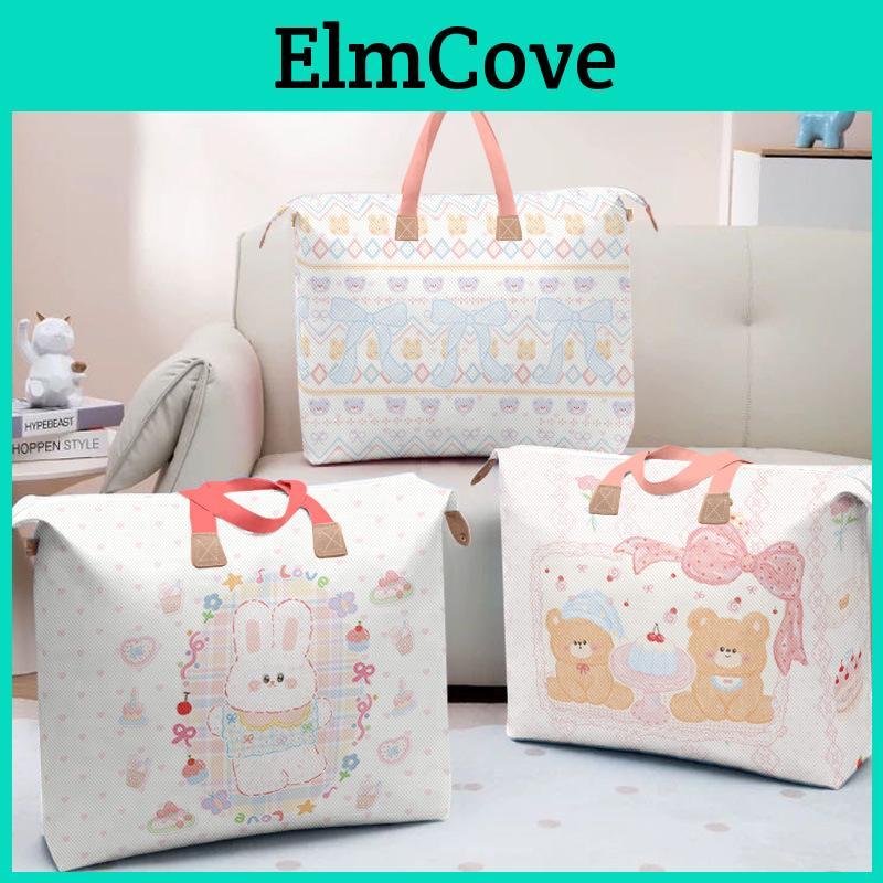 Nonwoven Fabric Quilt Storage Bag With Large Capacity For Bedroom And Moving Use