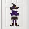 Paper Halloween Witch Legs Pendant Spooky Door Hanging Ornaments  Indoor Outdoor Use