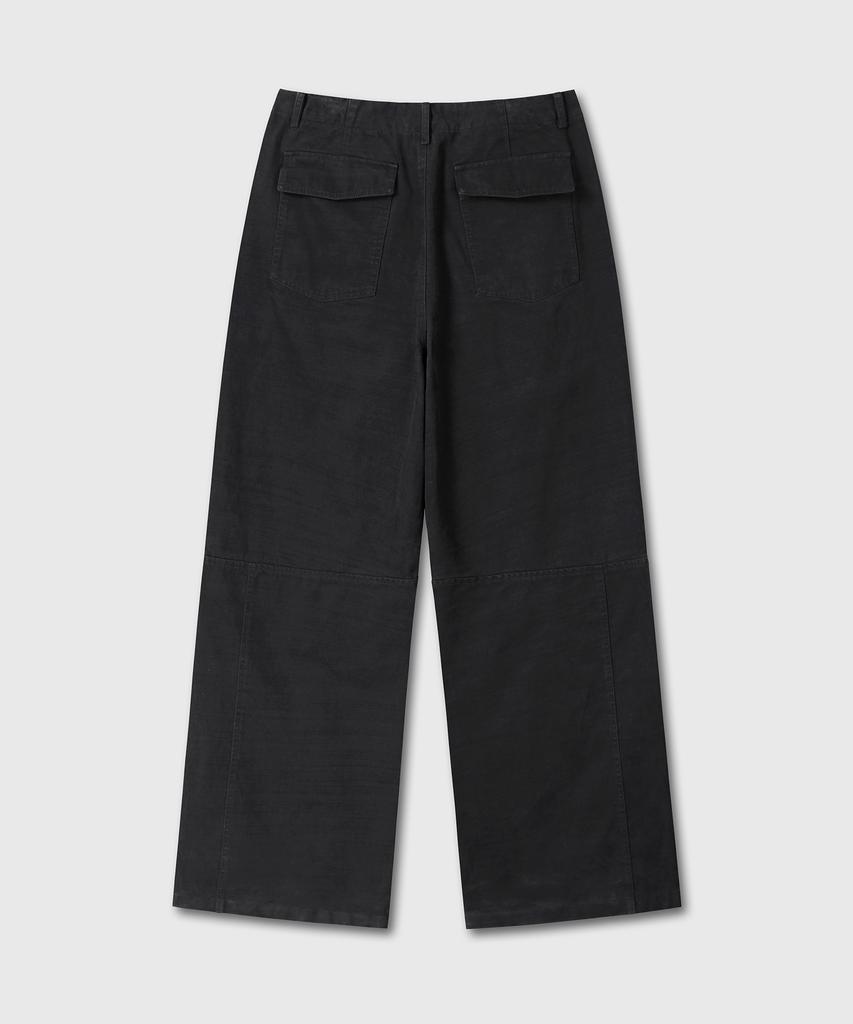 Daibeuin Washed Fatigue Pants (Black)