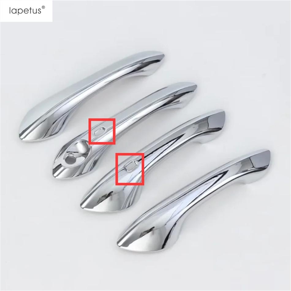 Car Door Handle Bowl Cap Pull Doorknob Catch Decoration Cover Trim For Chevrolet Tracker Trax  2024 Carbon Fiber Accessories