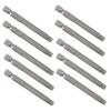 10Pcs Electric Screwdriver Bits Hex Socket Hardened with Magnetic Accessories S14 65mm