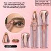 2 In1 Electric Eyebrow Trimmer Women Painless Face Razor Rechargeable Facial Hair Remover Eyebrow Shaver Body Epilator Beauty