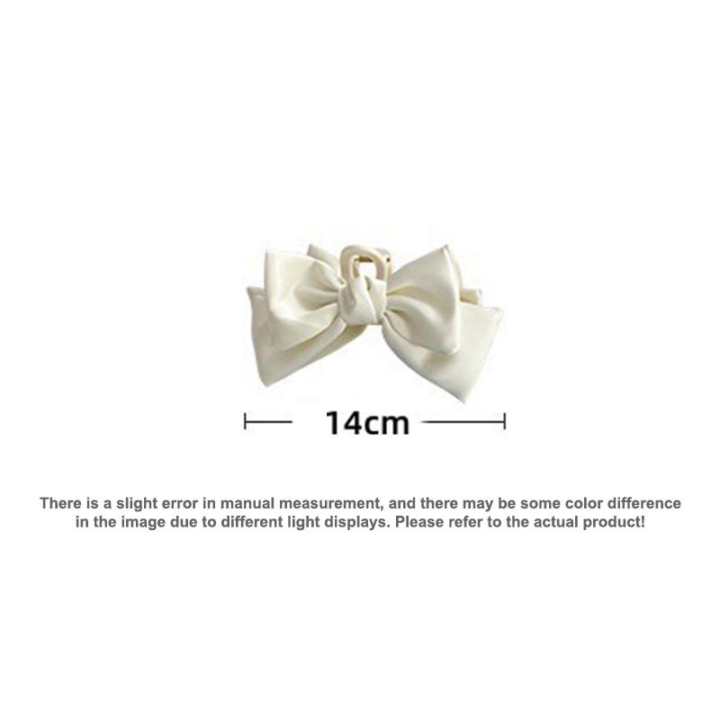 Double Sided Big Bow Hair Claws For Women Elegant Shark Hair Clip Girl Claw Clip Advanced Headwear Hair Accessories
