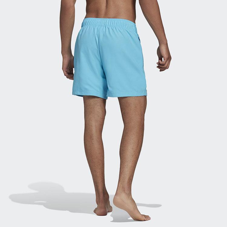 Adidas Originals Trefoil Logo Casual Sports Breathable Shorts Men Bottoms Light-Aqua-Blue GP1124