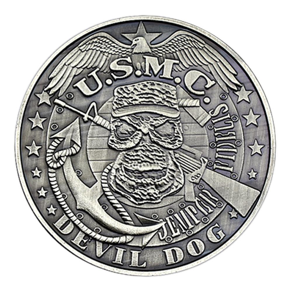 US Marine Corps EST.1775 Challenge Coin Gedenkmünze Metallmedaille Sammlung Geschenk