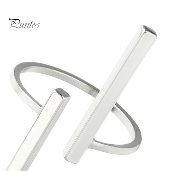 Cycle Ring Opening Skin-friendly Metal Fashion Cool Finger Circle for Dating