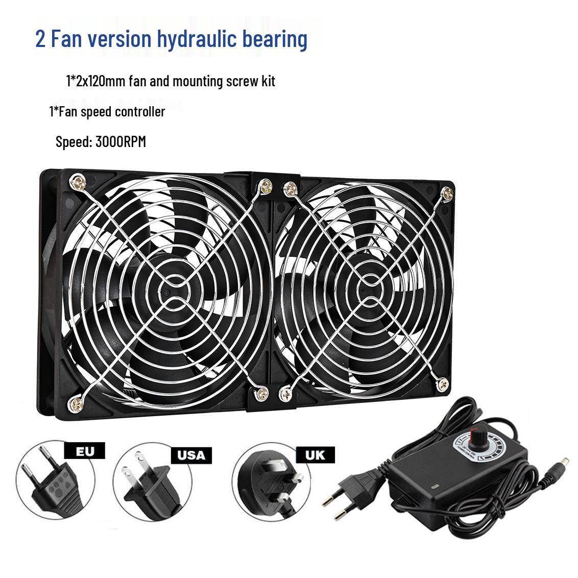 

12СМ Регулируемый по скорости Бесщеточный Охлаждающий Вентилятор для Компьютеров и Домашних Животных