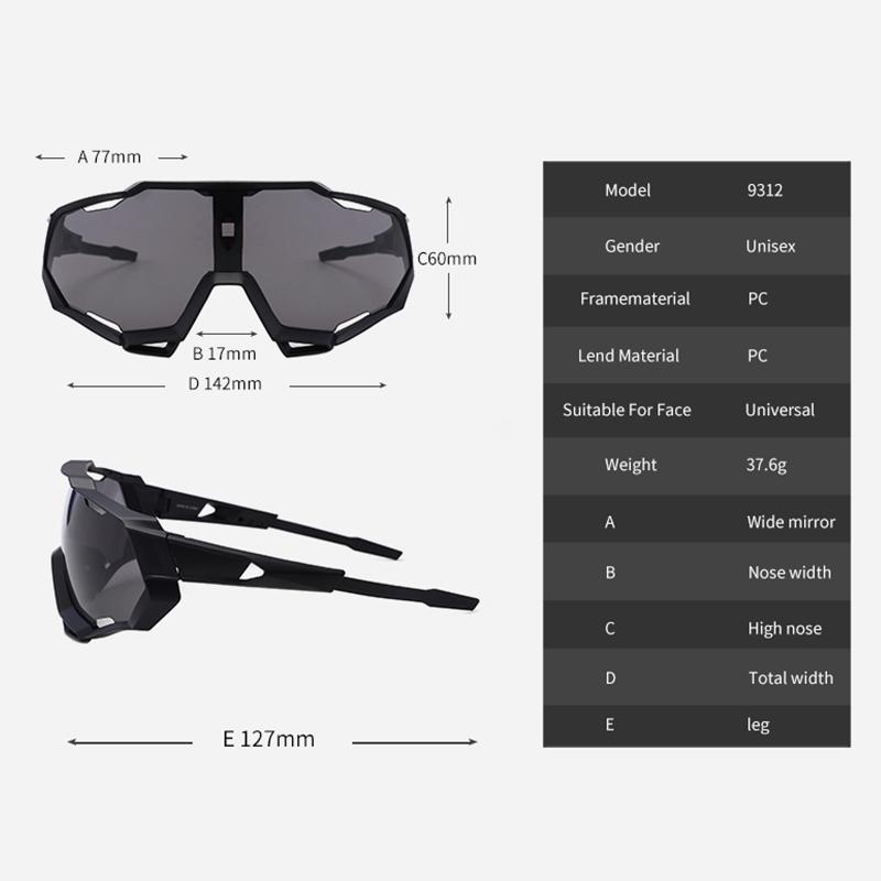 Νέα Γυαλιά Ηλίου Ποδηλασίας UV400 Για Άνδρες Γυναίκες Υπαίθρια Αθλήματα Τρέξιμο Ψάρεμα Γυαλιά Βουνού Δρόμου Ποδηλάτου Γυαλιά Ποδηλασίας Εξοπλισμός Ποδηλάτου