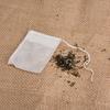 Empty NOn Woven Tea Bags Herbs Filter Loose Paper with Drawstring 5.5*7cm(100pcs)