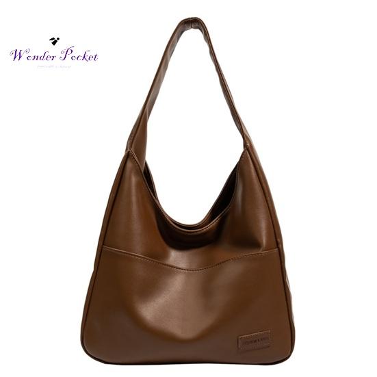 

Ретро-сумка, водонепроницаемая сумка из искусственной кожи, стильная текстурированная сумка для хранения, женские аксессуары коричневый