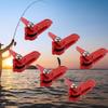 6 Pezzi Moschettoni a Linea per Planer Board Clip di Rilascio Downrigger Moschettone a Tensione Pesante Clip di Rilascio Peso Clip di Rilascio per Pesca