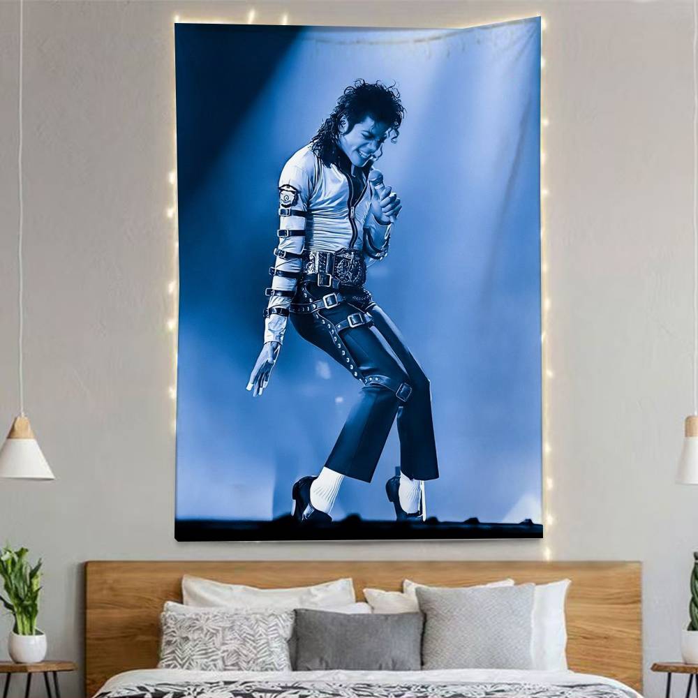 Michael Jacksons Flags Wall Hanging Background Art Banner For Bedroom Home Outdoor Decor