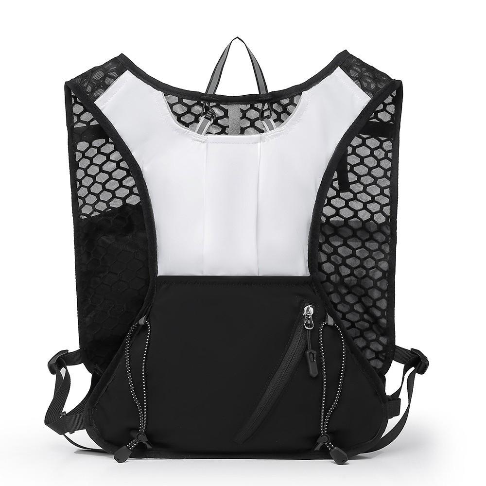 Durable Lightweight Hydration Backpack Large Capacity Waterproof Running Vest Breathable Adjustable Chest Pack for Outdoors
