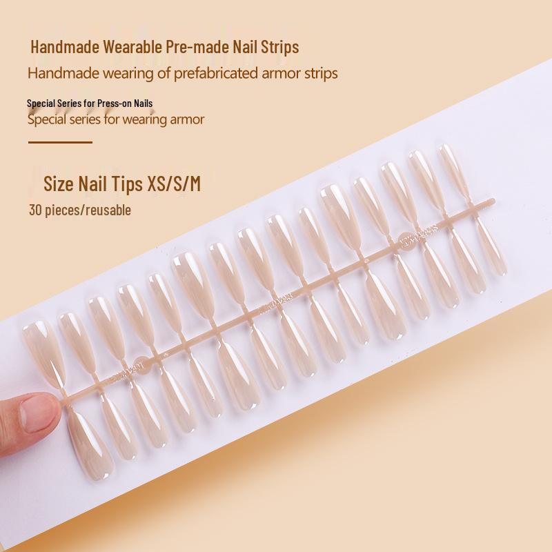 

Douyin Hot Cat Eye Wearable Nail Art: Autumn/Winter Handmade Manicure Tips - Spicy Girl Style Glue Model