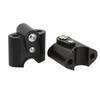 Chrome Handlebar Riser Clamp Chrome CNC Aluminum Alloy for R18 Classic Motorcycle 2020‑2021 Black