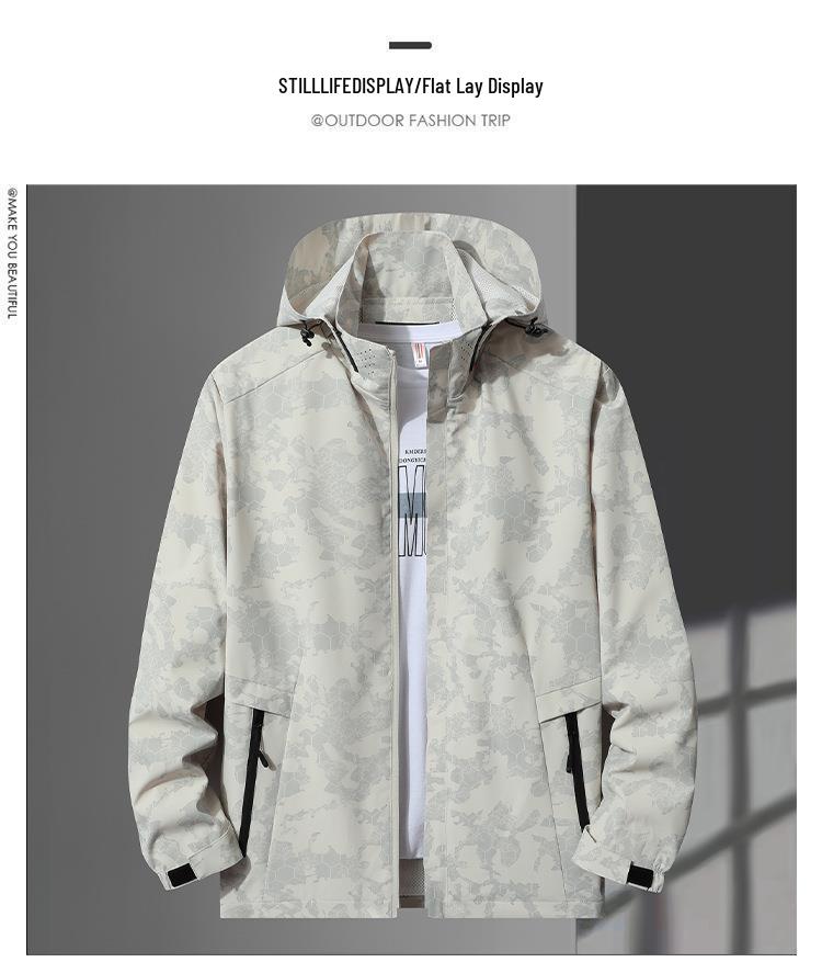 2022 Men's & Women's Lightweight Camouflage Windbreaker - Spring/Autumn Couple Style