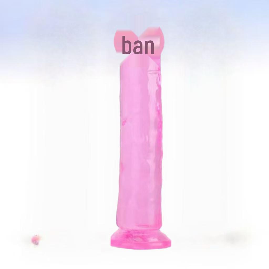 Crystal Clear XL Soft Dildo for Women - Thick Adult Sex Toy