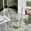 Cute Transparent Trash Can for Home and Office