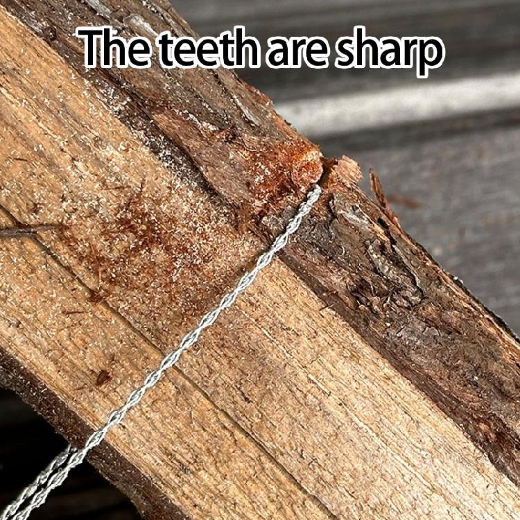 2Pcs Steel Wire Handsaw For Cutting Wood Plastic Metal Ergonomic Grip Lightweight Gardening Construction Use