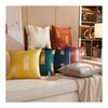 Cushion Cover 45x45cm Scandinavian Set of 2 Stylish Cute Geometric Pattern Jacquard Soft Simple Zipper Interior Home Decoration Car Room Decoration