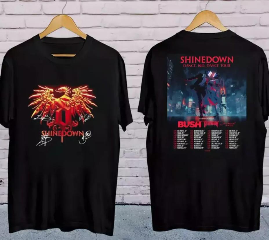 Shine down Dance Tour 2026 Shirt, Shine down Band Concert 2026 T- shirt XXXXL