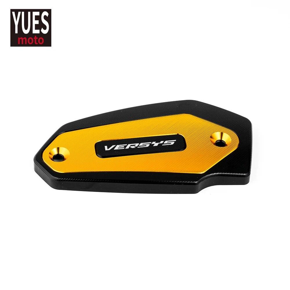 Motorcycle Accessories CNC Front & Rear Brake Fluid Cylinder Master Reservoir Cover Cap For Kawasaki VERSYS 650 1000