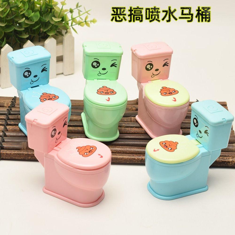 April Fool'S Day Funny Gag Toy Children'S Prank Toys Mini Sprinkler Toilet Water Spray Trick Toy