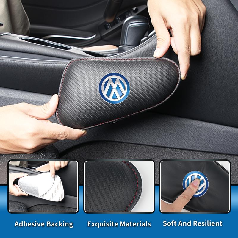 T23-Car Knee Pad Elbow Pillow Leg Cushion Hand Support Accessories For Volkswagen VW Passat Golf Tiguan Scirocco Jetta T-ROC Touareg