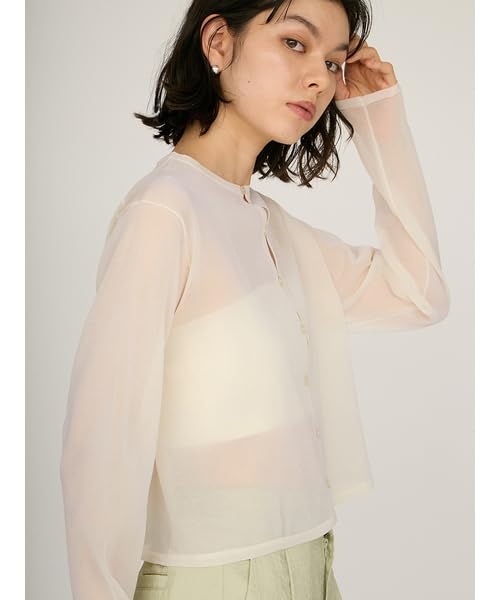 Emi Aurora Sheer Cardigan 13WND254034IVRF