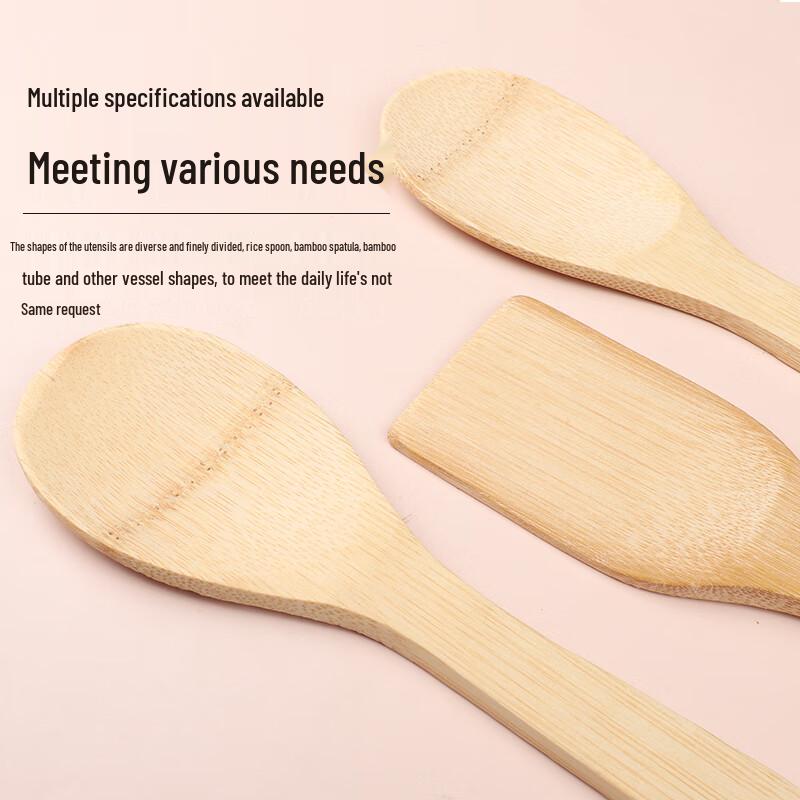 Zhaoran Bamboo Cooking Spatula