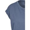T-shirt Femme - URBAN CLASSICS - Manches Larges - Bleu - 100% Coton - Large