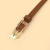 Ladies Fine Belt Alloy Pin Buckle Dress Sweater Decorative Sun Buckle Belt