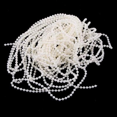 Artigianato per cucire con catena di perle da 11 iarde da 3 mm per decorare