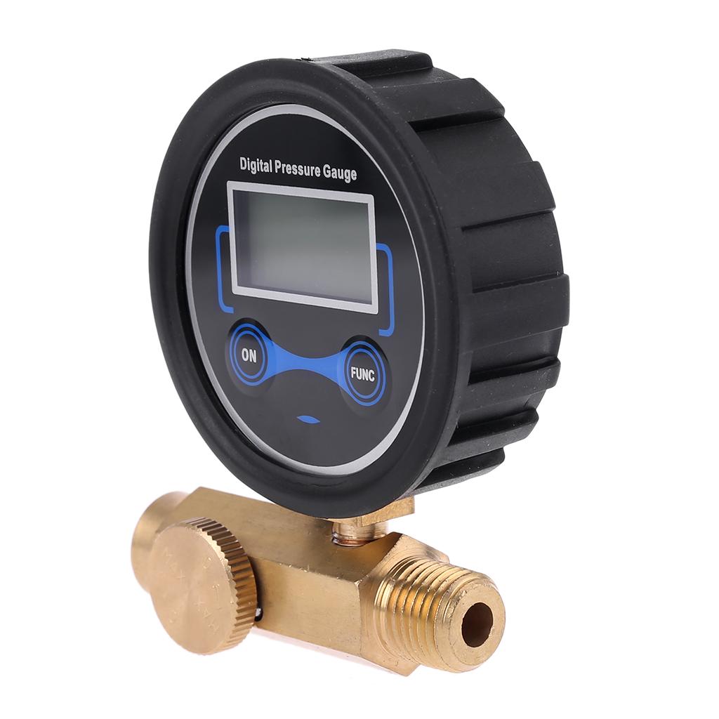 Digital Tire Pressure Guage 200PSI 1/4" with Flashlight Fit for Car Truck Bicycle Motorcycle Vehicle Tyre Inflator Gauge